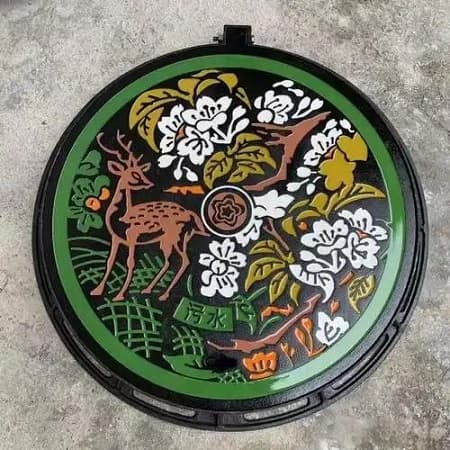 日本藝術(shù)井蓋