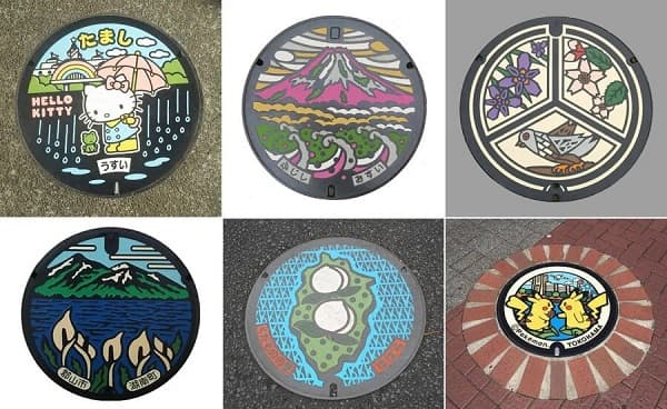 日本藝術(shù)井蓋