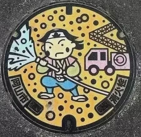 日本藝術(shù)井蓋