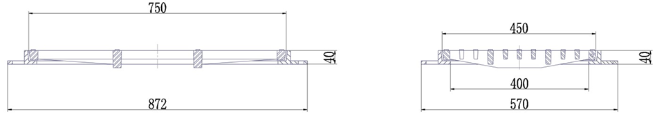 C250直承式平入式雨水箅樣式